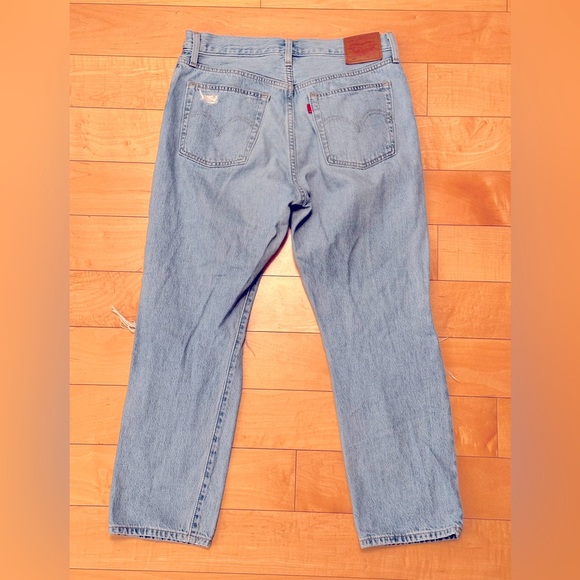 Levi’s high waisted cropped straight jeans - Picture 2 of 2